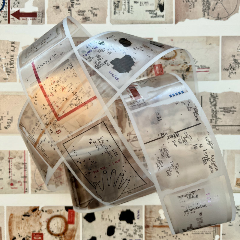 PLUS MINUS Matte PET Tape: Words