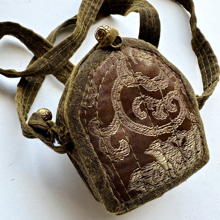 Tibetan Prayer Box Necklace: Temple Arch