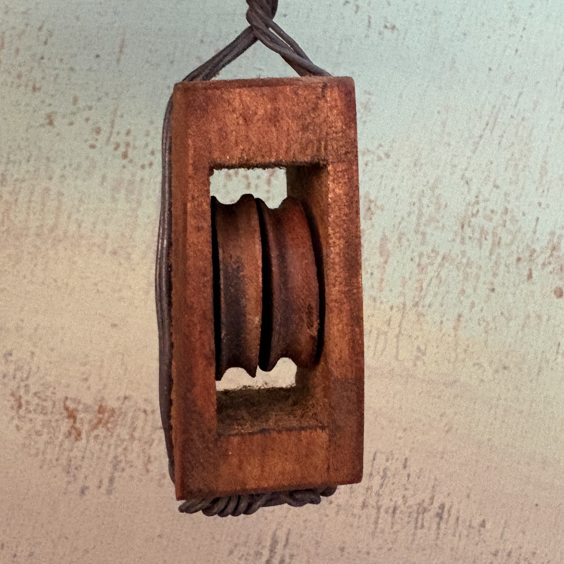 SOLD: Mini Wood Pulley