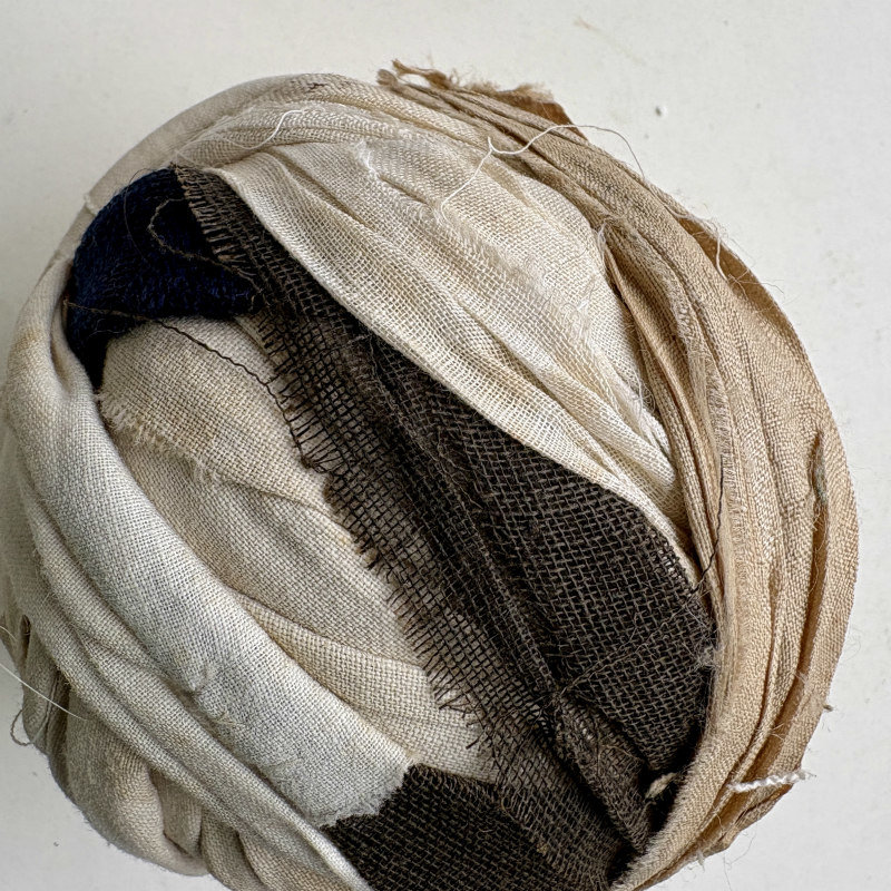 Vintage Fabric Rag Ball 2