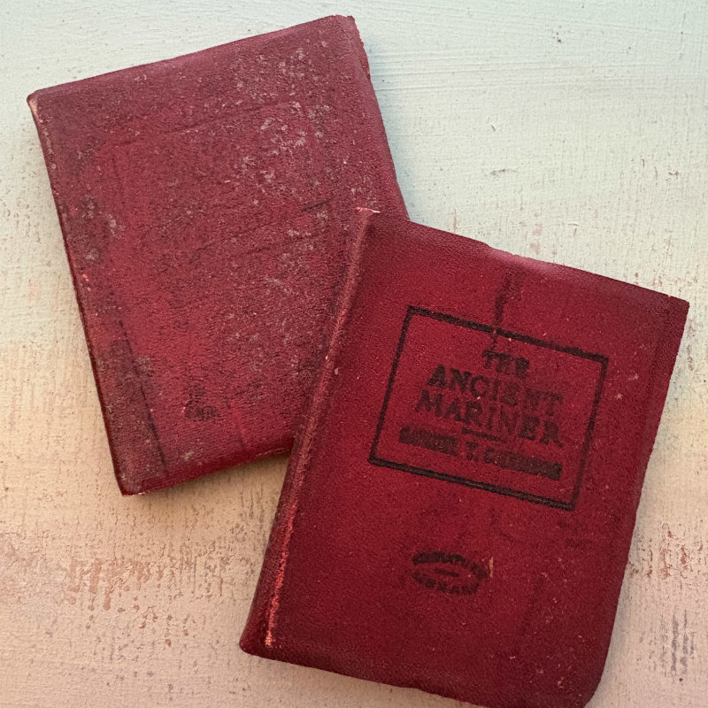 SOLD: Mini Red Luxart Library Books: Set 2