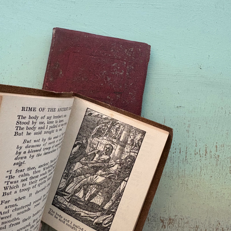 SOLD: Mini Red Luxart Library Books: Set 2