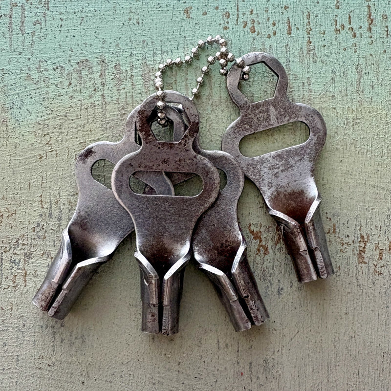SOLD: Vintage Skate Keys: Set of 4