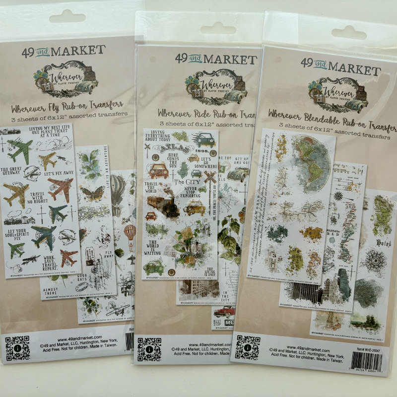 ONE LEFT: 25% Off: Rub-On Transfer Set 1