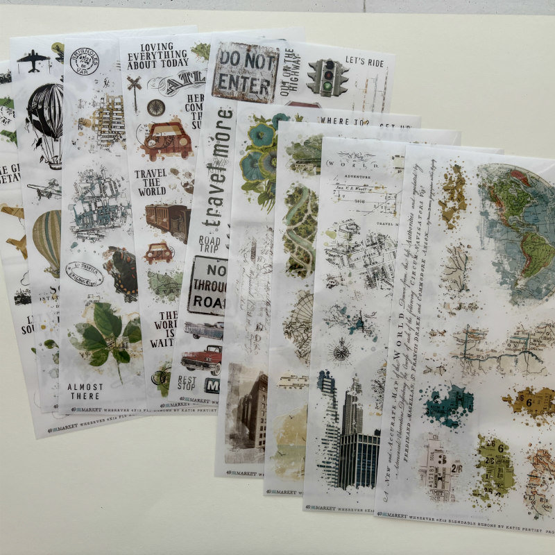 ONE LEFT: 25% Off: Rub-On Transfer Set 1