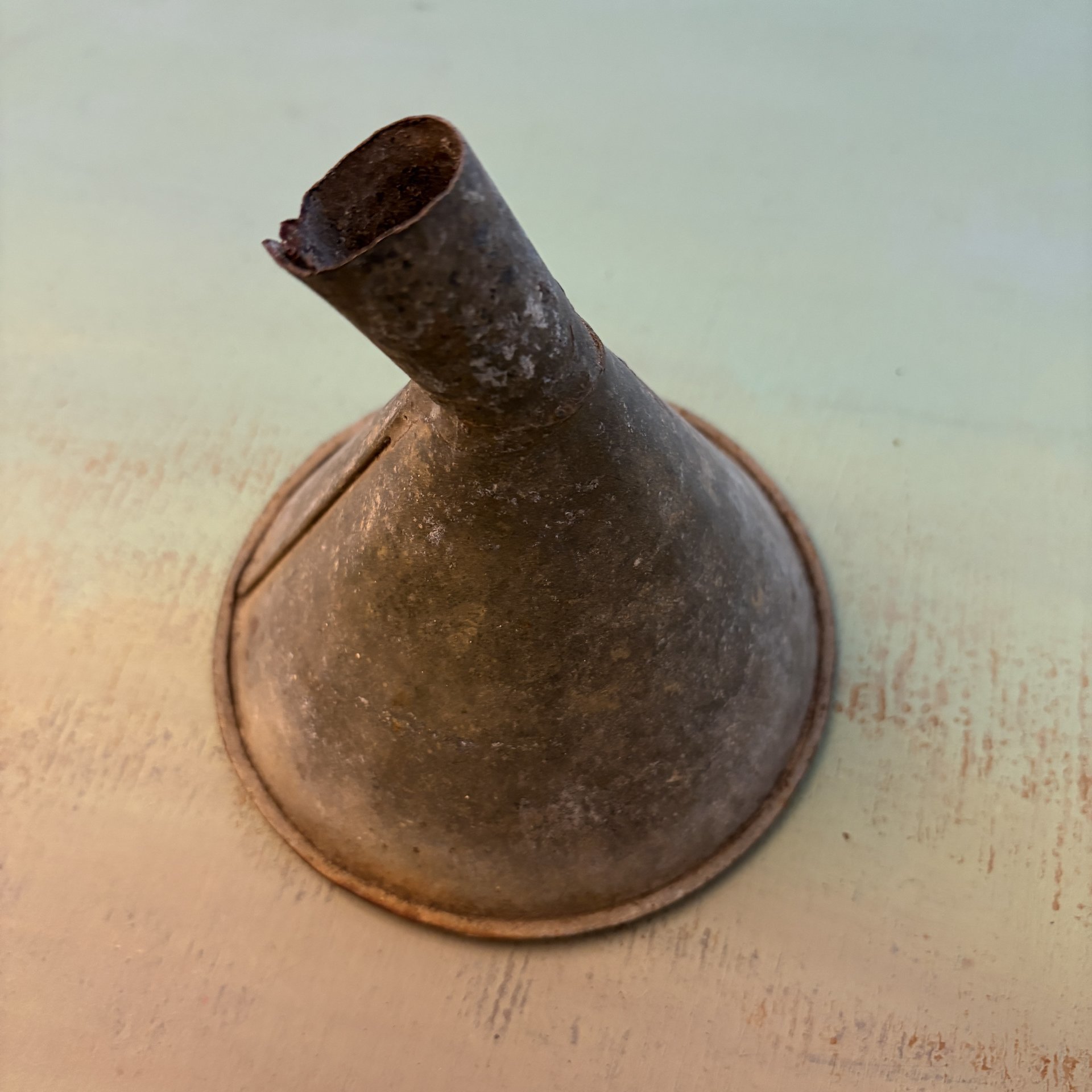 SOLD: Weathered Metal Spout