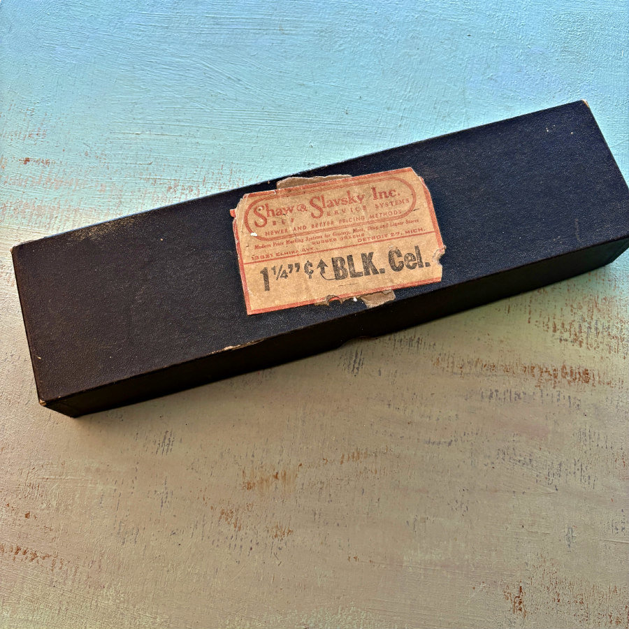 SOLD: Vintage Shaw & Slavsky Grocery Pricing Kit: 1960s