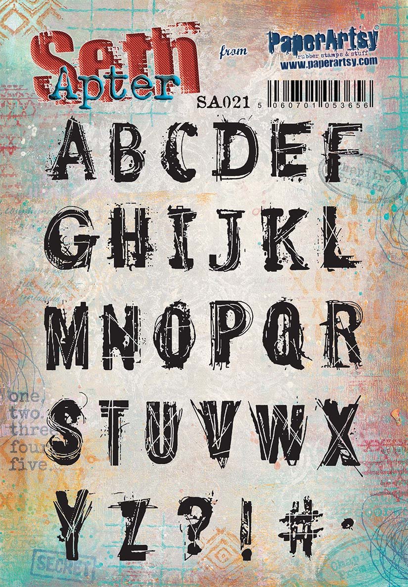 PaperArtsy 21 Cling Rubber Stamp Set