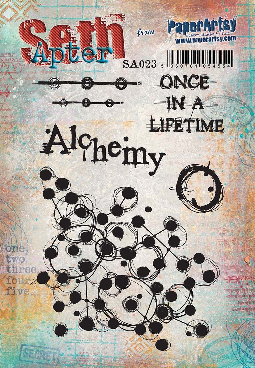 PaperArtsy 23 Cling Rubber Stamp Set