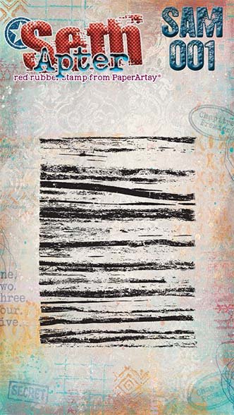 PaperArtsy Mini Cling Rubber Stamp: 001