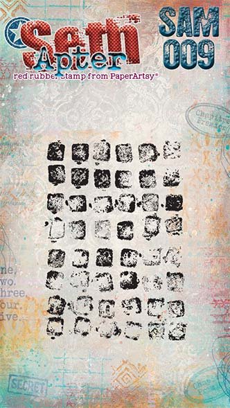 PaperArtsy Mini Cling Rubber Stamp: 009