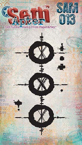 PaperArtsy Mini Cling Rubber Stamp: 013