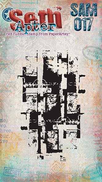 PaperArtsy Mini Cling Rubber Stamp: 017