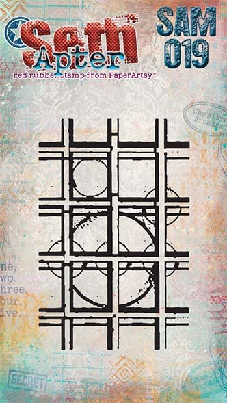 PaperArtsy Mini Cling Rubber Stamp: 019