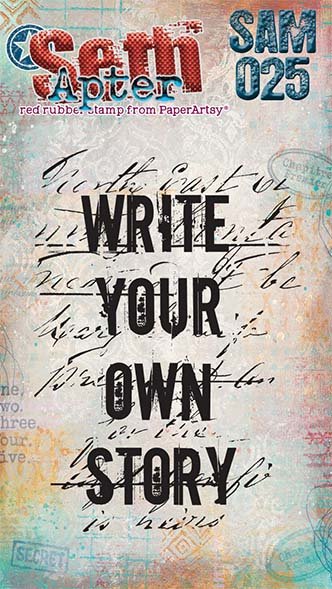 PaperArtsy Mini Cling Rubber Stamp: 025