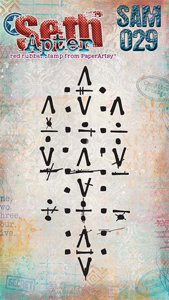 PaperArtsy MinI Cling Rubber Stamp: 029