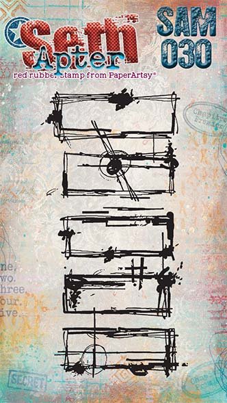 PaperArtsy Mini Cling Rubber Stamp: 030