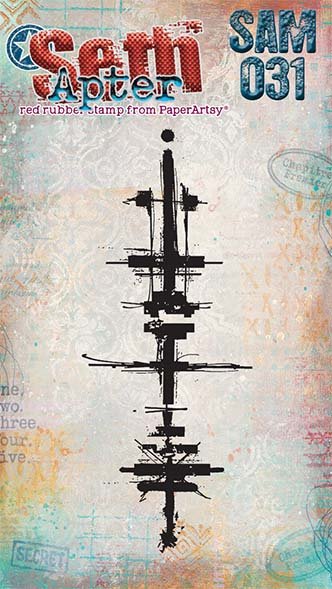 PaperArtsy Mini Cling Rubber Stamp: 031