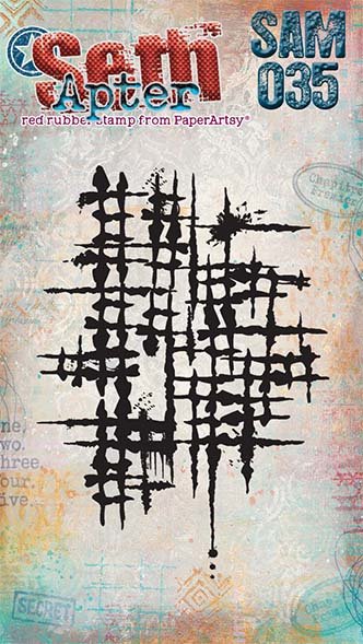 PaperArtsy Mini Cling Rubber Stamp: 035