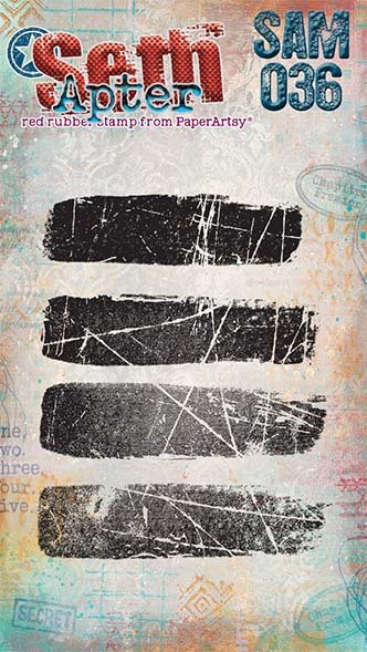 PaperArtsy Mini Cling Rubber Stamp: 036