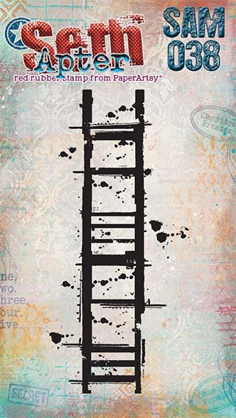 PaperArtsy Mini Cling Rubber Stamp: 038