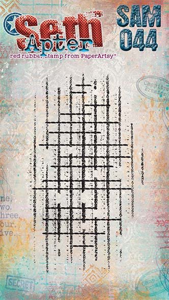 PaperArtsy Mini Cling Rubber Stamp: 044