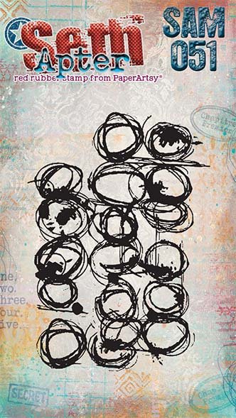 PaperArtsy Mini Cling Rubber Stamp: 051