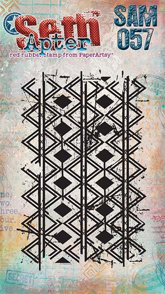 PaperArtsy Mini Cling Rubber Stamp: 057
