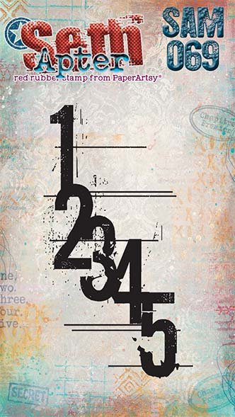 PaperArtsy Mini Cling Rubber Stamp: 069