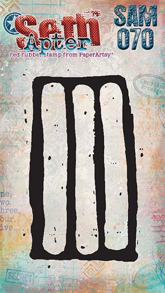 PaperArtsy Mini Cling Rubber Stamp: 070