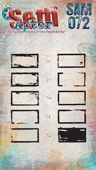 PaperArtsy Mini Cling Rubber Stamp: 072