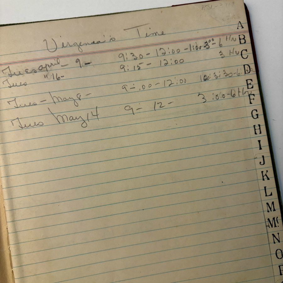 1945-1957 Vintage Ledger