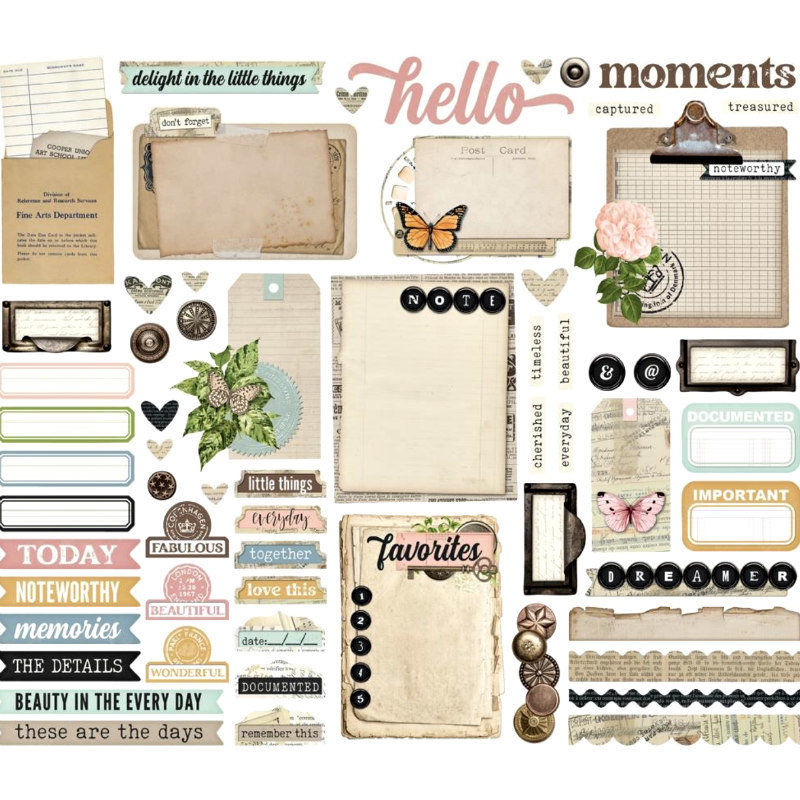 Simple Stories Journal Bits: Junk Drawer