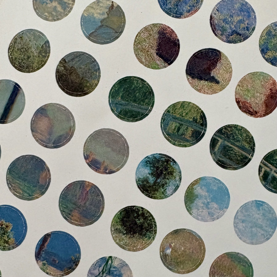 Savannah Scribbles Mini Circle Stickers: Monet