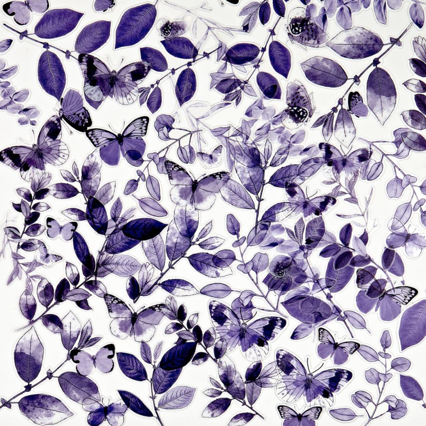49 and Market Acetate Leaves: Lavender