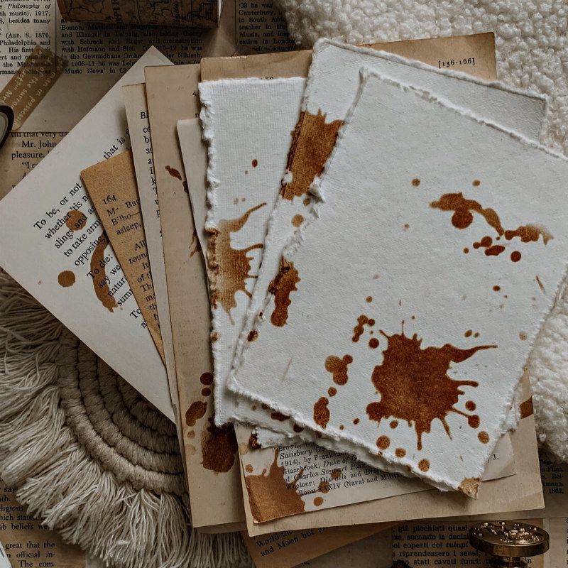 Savannah Scribbles Paper Bundle: Coffee