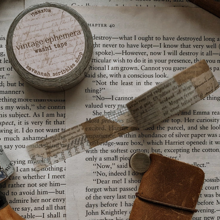 Savannah Scribbles Washi Tape: Ephemera