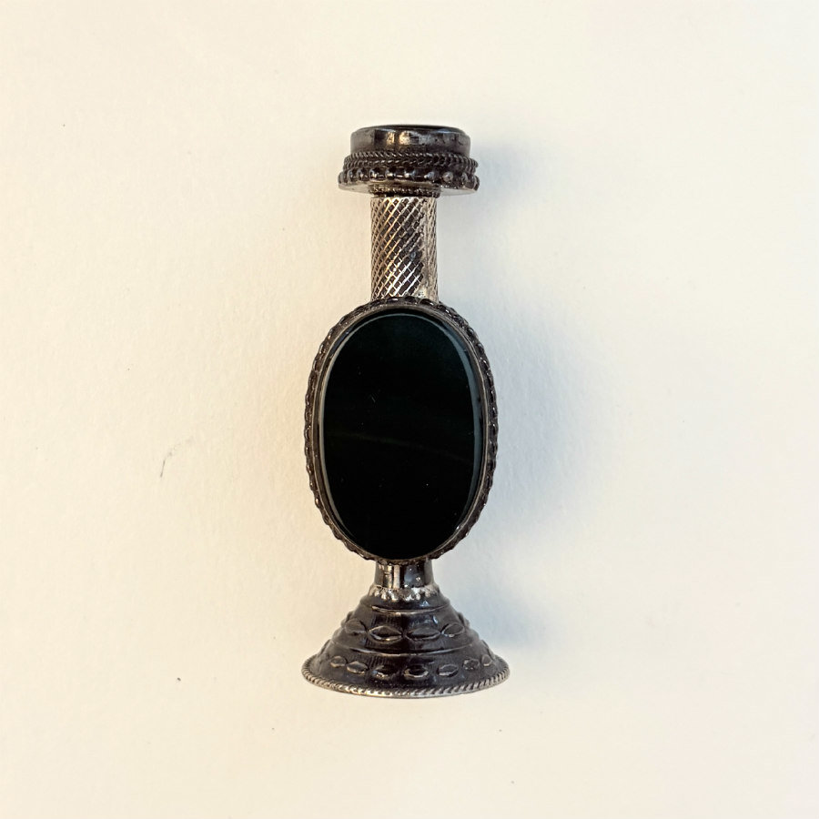 Vintage Metal Snuff/Spice Bottle