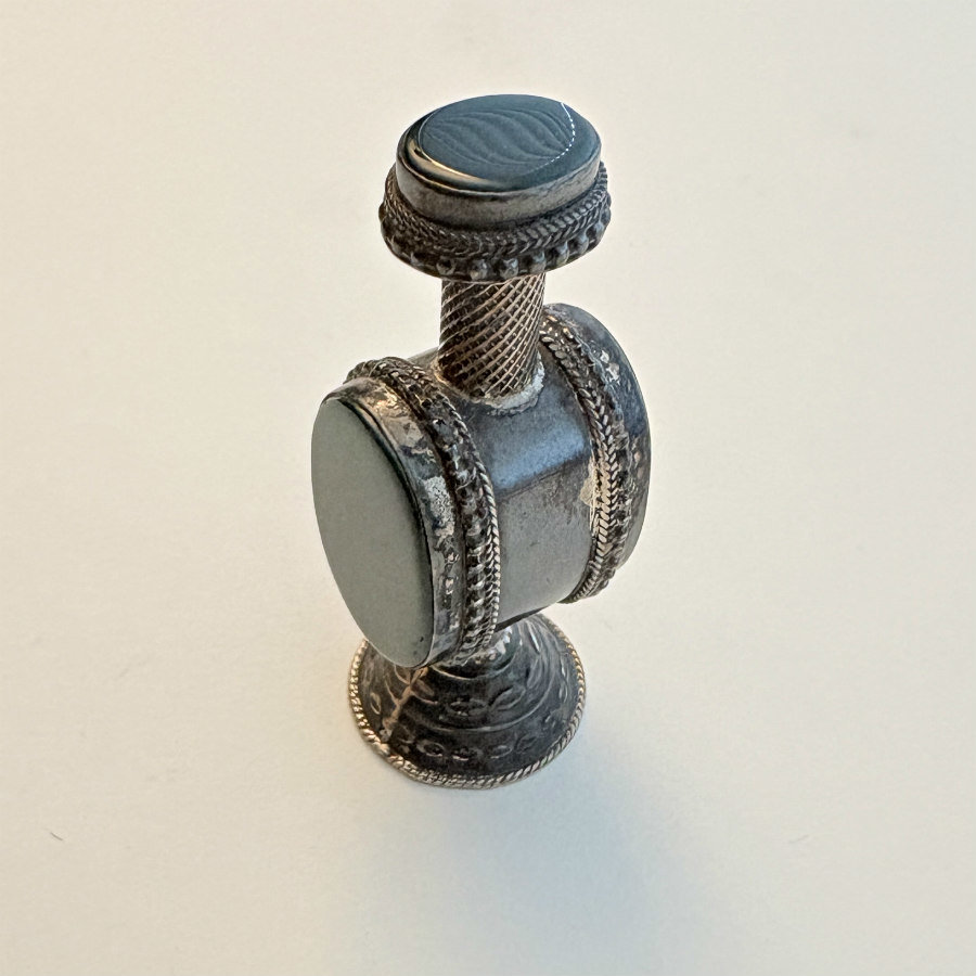 Vintage Metal Snuff/Spice Bottle