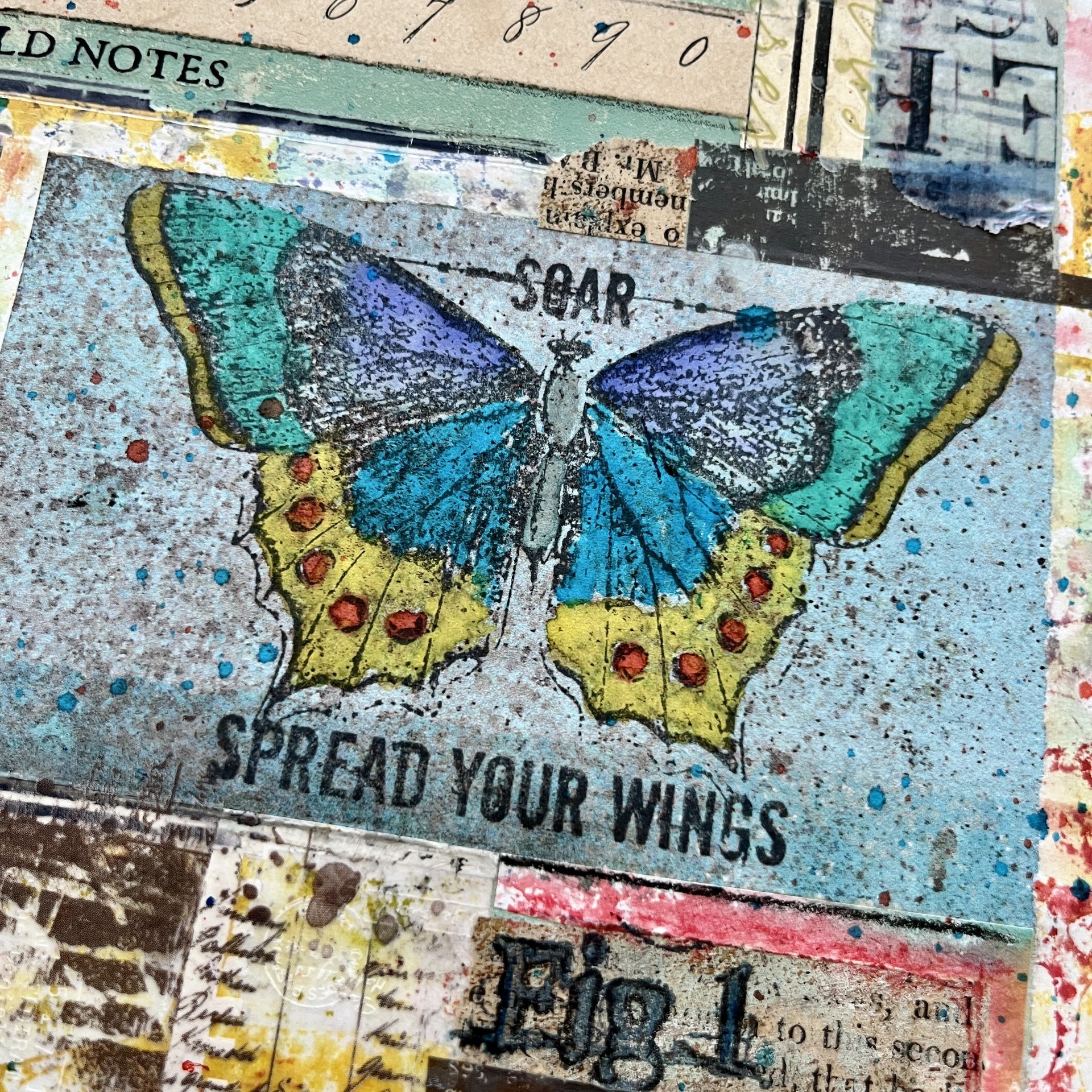 Soar: Original Mixed Media Art