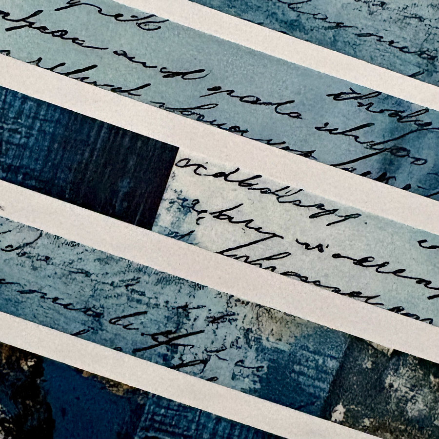 Collage Soup Washi Tape: Blue Reverie 