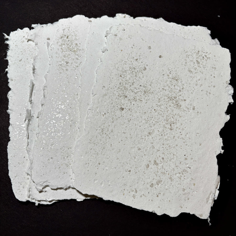 Handmade Artisan Glimmer Paper: Medium