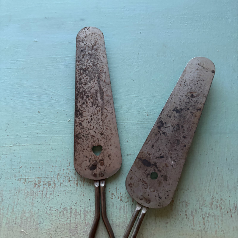 SOLD: Vintage Metal Spatula Set 2