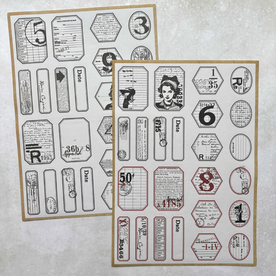 Spellbinders Matte Stickers: Borders & Labels