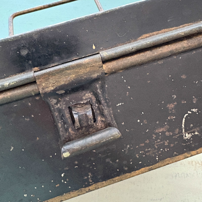 Antique Spice Caddy with Square Tins