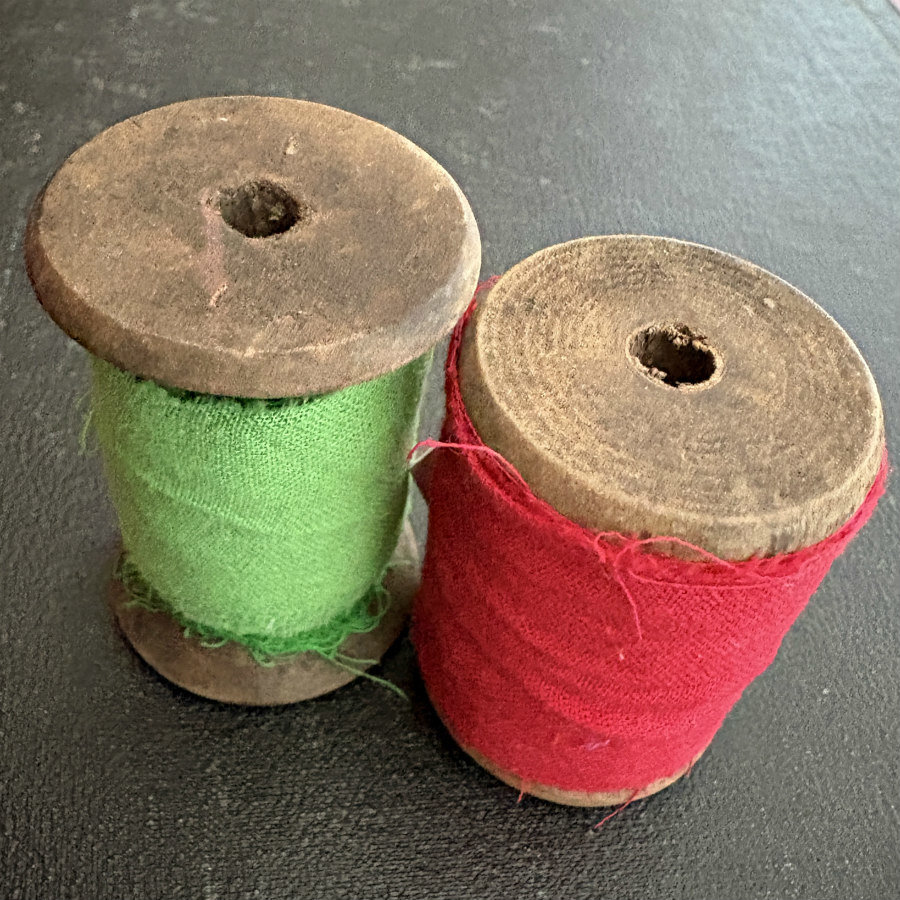 Spooled Sari Underpinnings Cotton Ribbon: Duo