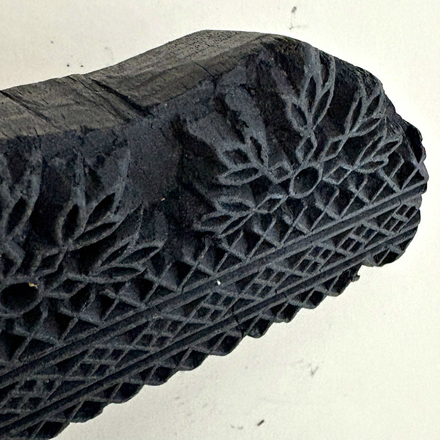 Vintage Print Block Medium 1