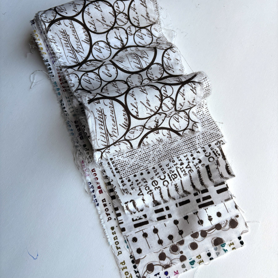 FreeSpirit Fabric Stamped Collection: Ripped Strip Roll