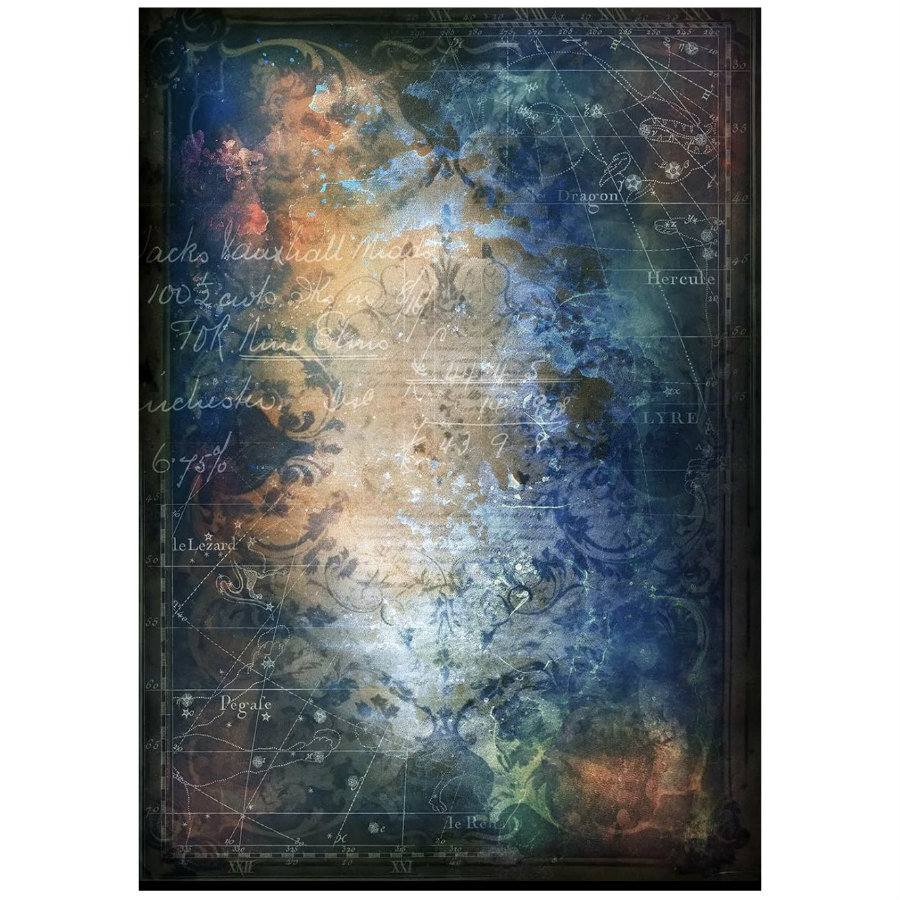 7 Dots Studio Rice Paper: Stargazer Galaxy Dreams