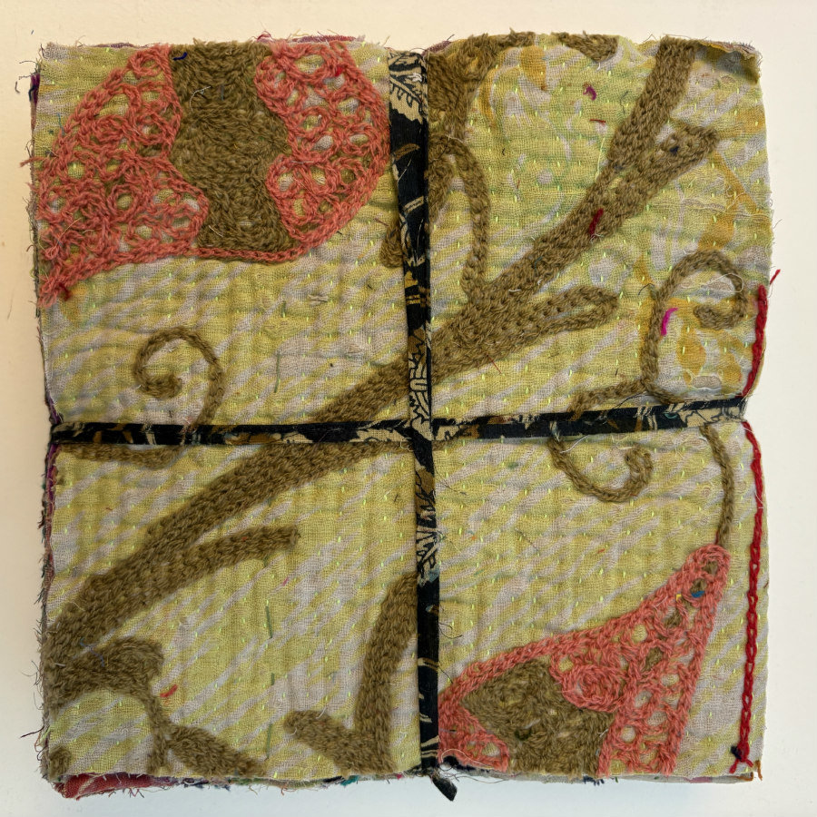 Hand Stitched & Embroidered Kantha Bundle: Large 9